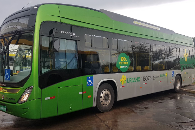 Ônibus 100% elétricos chegam a Brasília